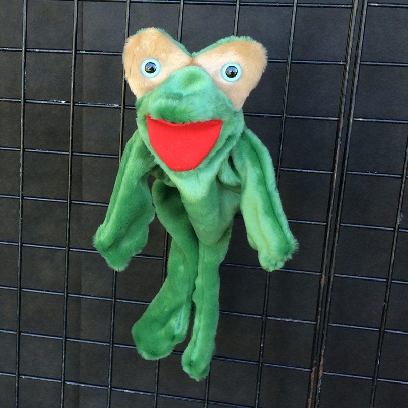 carmen the frog puppet