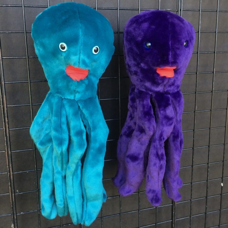 reversible octopus puppet